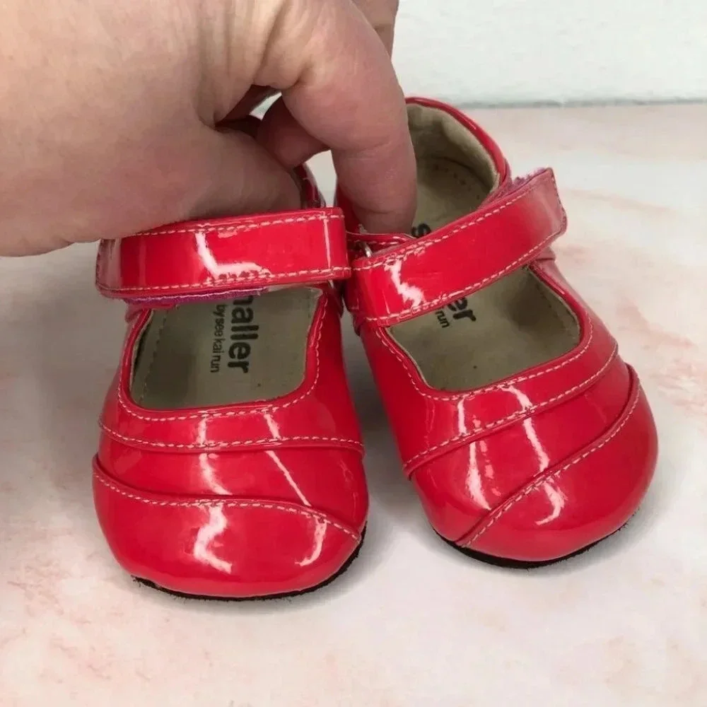 See Kai Run Smaller shoes Sophie Mary Jane hot pink patent size‎ 0-6 months